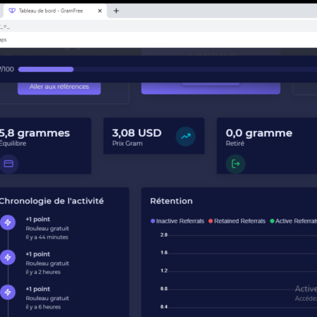Inscription gratuite sur gramfree + code de parrainage