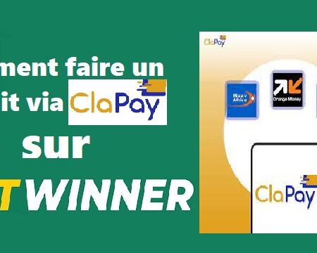 Betwinner: Comment retirer des fonds via CLAPAY ?