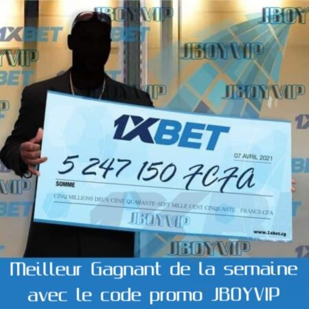 1xbet info: Ce jeune gagne plus de 5 millions de FCFA