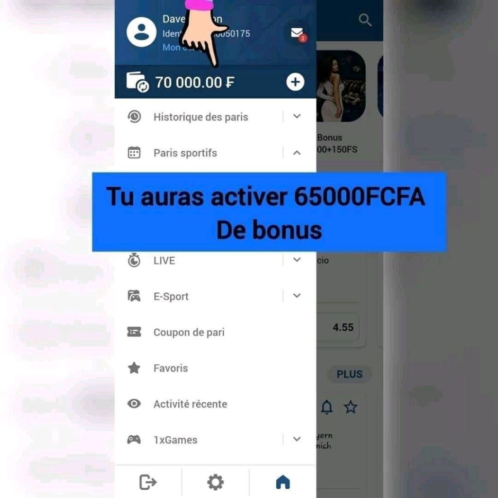 Créer un compte 1xbet et réclamer 200% de bonus