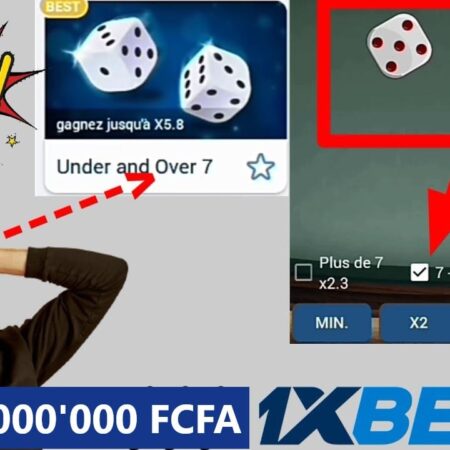 Gagnez des millions avec le jeu Under And Over 7 sur 1Xbet