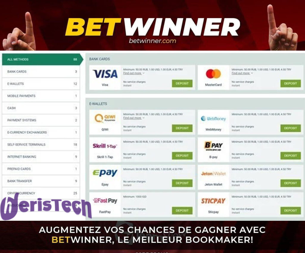 Betwinner code promo 2023: BWGAINS – bonus jusqu’à 100$