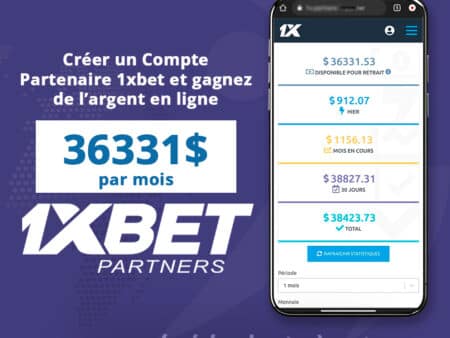 1xpartner: Créer un Compte Partenaire et Monétiser votre Passion du Sport en Gagnant de l’argent