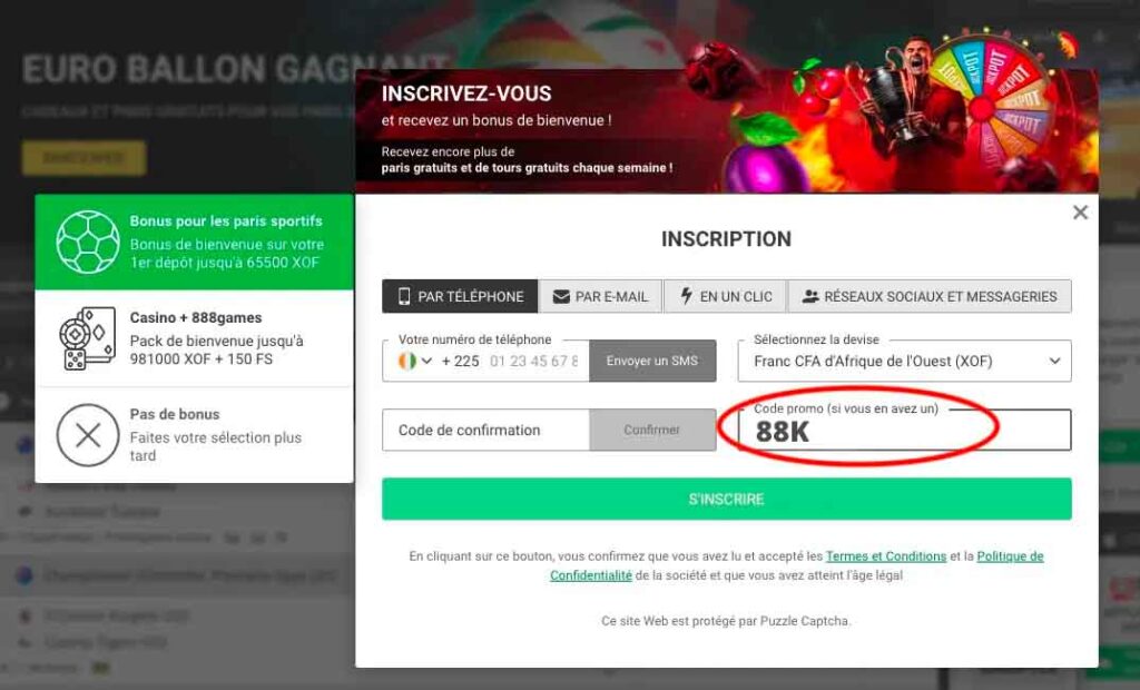 Inscription 888starz depuis un navigateur web : comment créer son compte ?